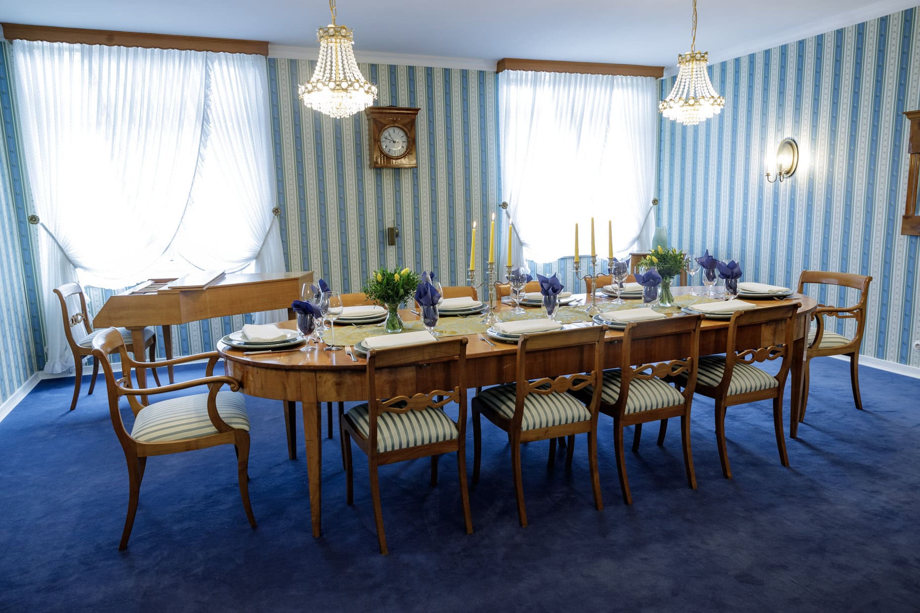 Biedermeierzimmer für private Feiern und Dinner in Wuppertal