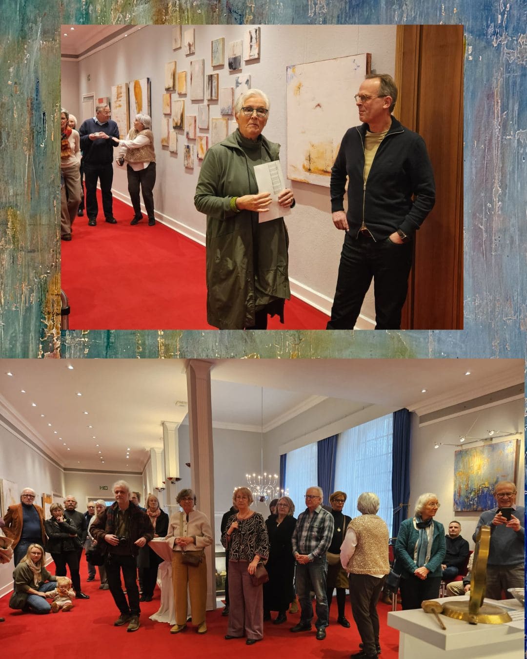 Foto: Vernissage Achim Saure: "Zwischen den Schichten"