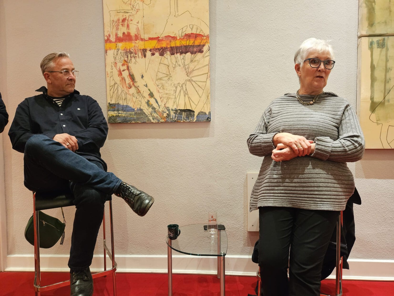 Foto: Barmer Kulturadvent: Ein Künstlergespräch mit Oliver Sachse und Glühwein