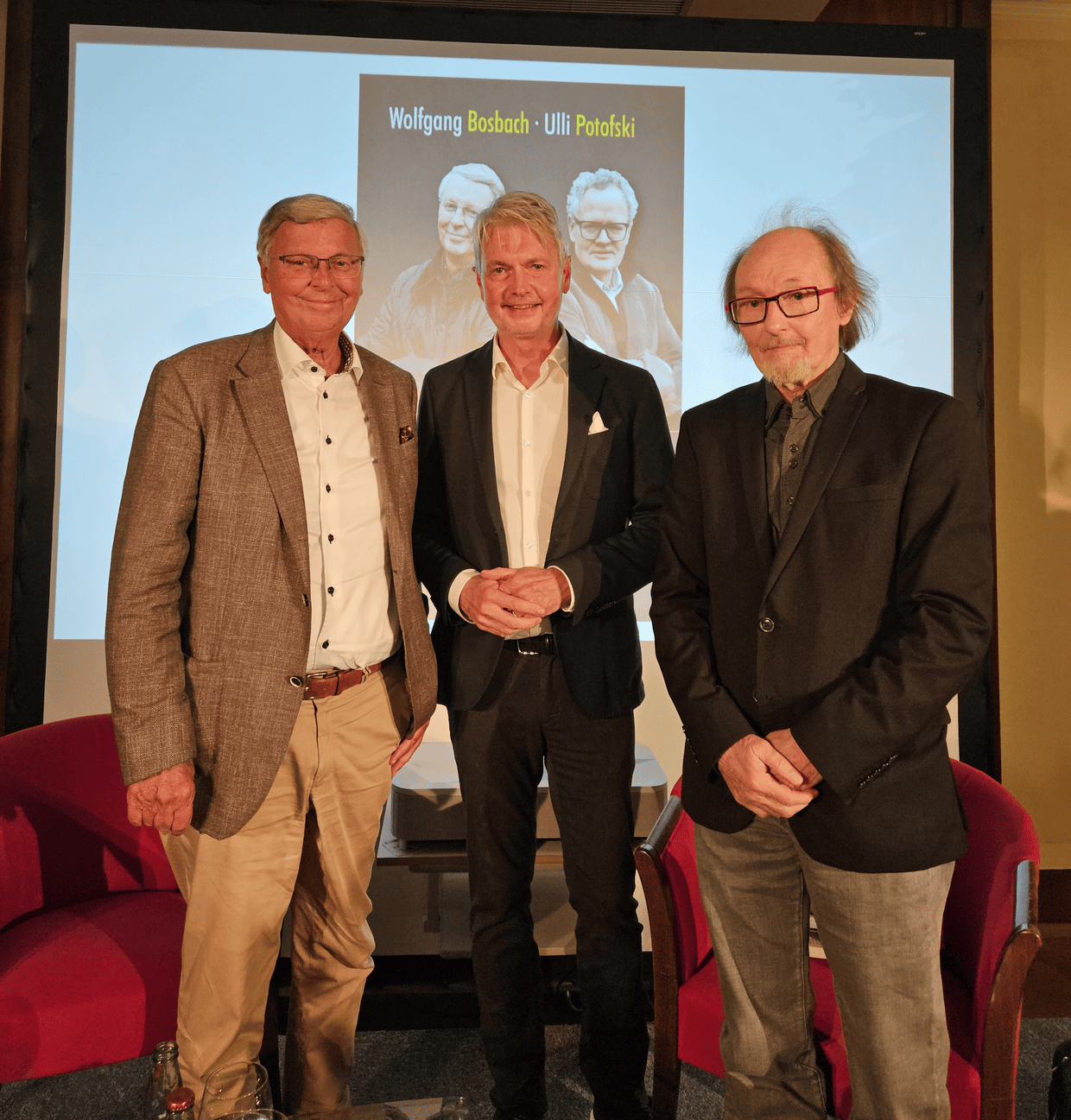 Foto: Ulli Potofski & Wolfgang Bosbach: Live Talk & Lesung zu ihrem gemeinsamen Buch „52 – Ein Jahrgang zwei Leben“